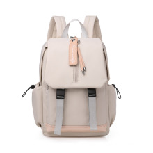 Fashion Oxford Backpack Women′s Casual Large Capacity Junior and High School Student School Bag Simple Travel Bag
